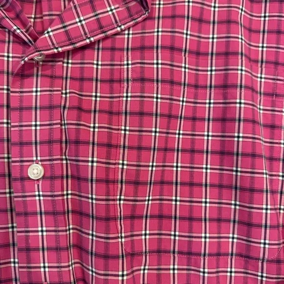 Jos. A. Bank Pink Checkered Shirt - Picture 2 of 3